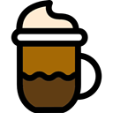 coffee mug, hot drink, food, Coffee Shop, coffee cup Black icon