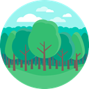 nature, landscape, trees, Tree, spruce MediumSeaGreen icon