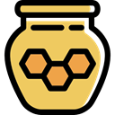 sweet, pot, healthy, Honey, food, Jar, Bee SandyBrown icon