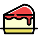 Piece Of Cake, Dessert, food, sweet, Bakery Black icon