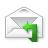 reply, mail DarkGray icon