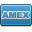 Credit card, Alt, Amex SteelBlue icon