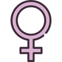 sign, woman, Gender, Girl, Femenine, signs, Female, venus, feminism, symbol Black icon