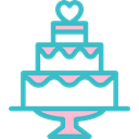 birthday, sweet, Wedding Cake, Dessert, food, Bakery Black icon