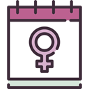 woman, Girl, time, Femenine, day, symbol, Calendar, Gender, Female, march, feminism, Womens Day, sign, venus DarkSlateGray icon