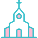 religion, christian, Chapel, temple, buildings, church Black icon