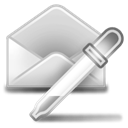 extract, mail Black icon