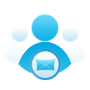 mail, group Black icon