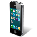 Apple, Iphone Black icon