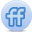 Friendfeed LightBlue icon