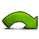 Redo, Arrow OliveDrab icon