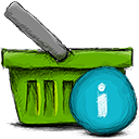 Info, Basket OliveDrab icon