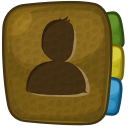 phonebook SaddleBrown icon
