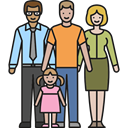 daughter, Boy, son, Parenthood, Couple, Family, love, Child, people Black icon