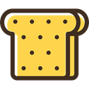 meal, food, snack, Lunch, sandwich, Bread SandyBrown icon