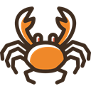 Summertime, summer, Sea Life, Aquarium, Crabs, Beach, Crab, Animals, food DarkSlateGray icon