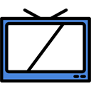 technology, monitor, Tv, screen, television Black icon