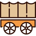 wheels, old, western, Cart, Carriage, transport BurlyWood icon