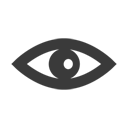 watch, Eye DarkSlateGray icon