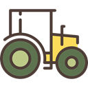 vehicle, Farm, Automobile, transport, tractor, engine DarkSlateGray icon