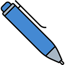 Pen, pencil, writing, School Material, Office Material, Tools And Utensils Black icon