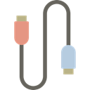 Cable, technology, Usb, port, Connection Black icon