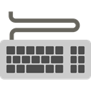 electronic, computing, Keyboard, technology, Keys LightGray icon