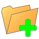 Folder, plus SandyBrown icon