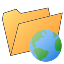 earth, Folder SandyBrown icon