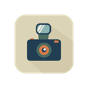 Photographer, square, reflex, photo camera, technology Black icon