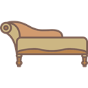 Lounge Chair, Elegant, furniture, Comfortable, Antique Black icon