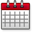 Calendar DarkGray icon