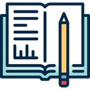 pencil, homework, education, Book MidnightBlue icon