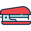 Tools And Utensils, Office Material, School Material, stapler Tomato icon
