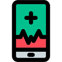 smartphone, Health Care, mobile phone, cellphone, Multimedia, Medical App Black icon