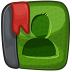 Contact OliveDrab icon