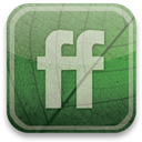 eco, Friendfeed, green DarkSlateGray icon