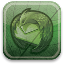 eco, green, Thunderbird DarkSlateGray icon