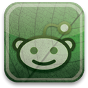 green, Reddit, eco DarkSlateGray icon