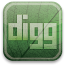 green, Digg, eco DarkSeaGreen icon