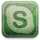 eco, Skype, green DarkSeaGreen icon