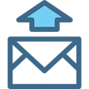 envelope, Note, interface, sending, Email, mail, Message DarkSlateBlue icon