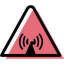 danger, triangle, signal, warning, Alert, traffic sign, signs Black icon