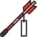 weapons, weapon, oriental, Hamaya, japanese, Arrow Black icon