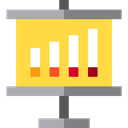 graphic, screen, Business, Stats, graph, Bar chart, statistics SandyBrown icon