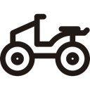 transport, Motorbike, Bike, quad, transportation, Motorcycle Black icon