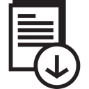 document, Business, Archive, list, File, Text Lines Black icon