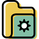 Office Material, Business, Folder, file storage, interface, storage, Data Storage SandyBrown icon