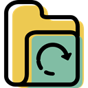 Office Material, interface, Data Storage, Business, Folder, storage, file storage SandyBrown icon