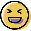 smiling, people, feelings, Emotion, happy, Emoticon, interface, Face, smiley SandyBrown icon